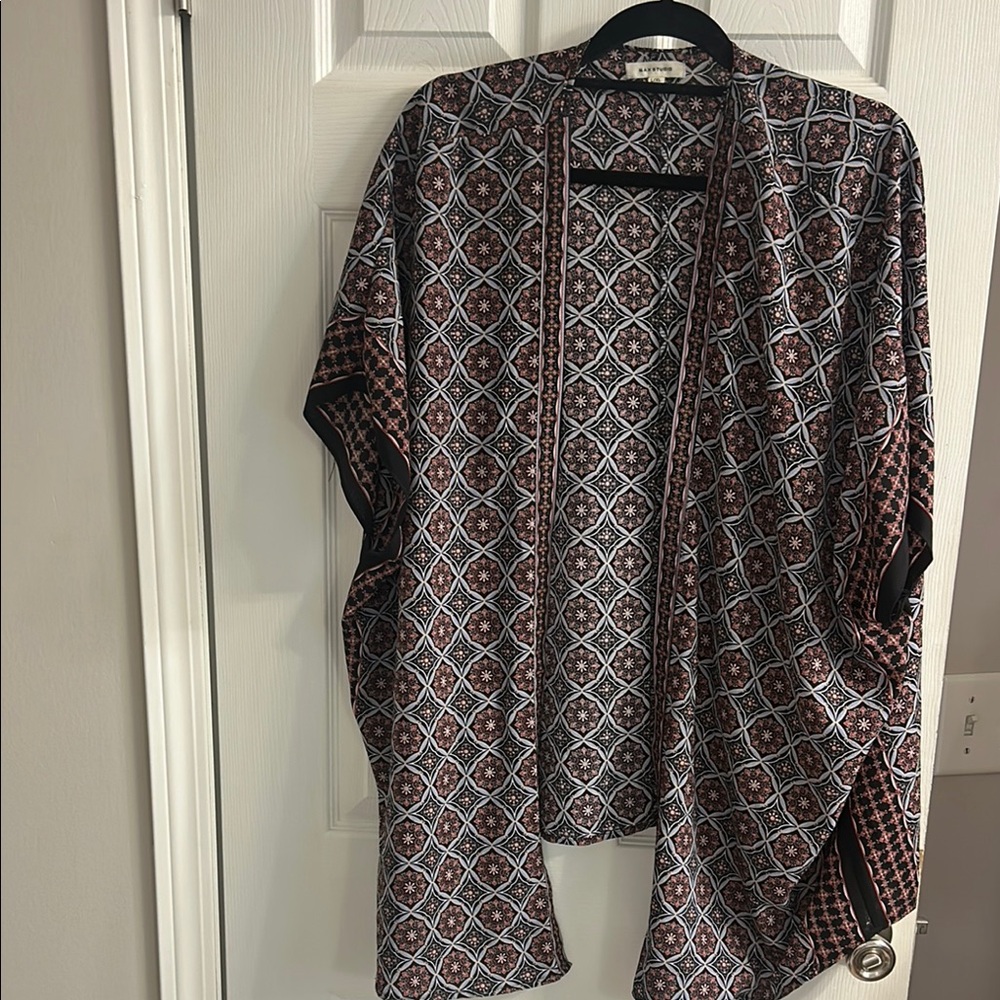 Max Studio Multicolor Geometric Kimono